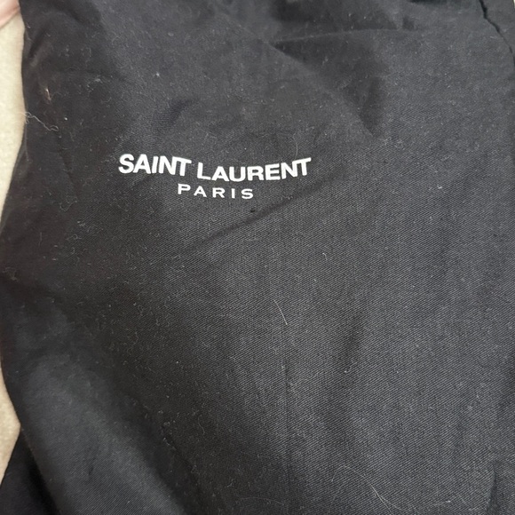 YSL Black Patent Tribute Platform Sandal - Picture 9 of 9